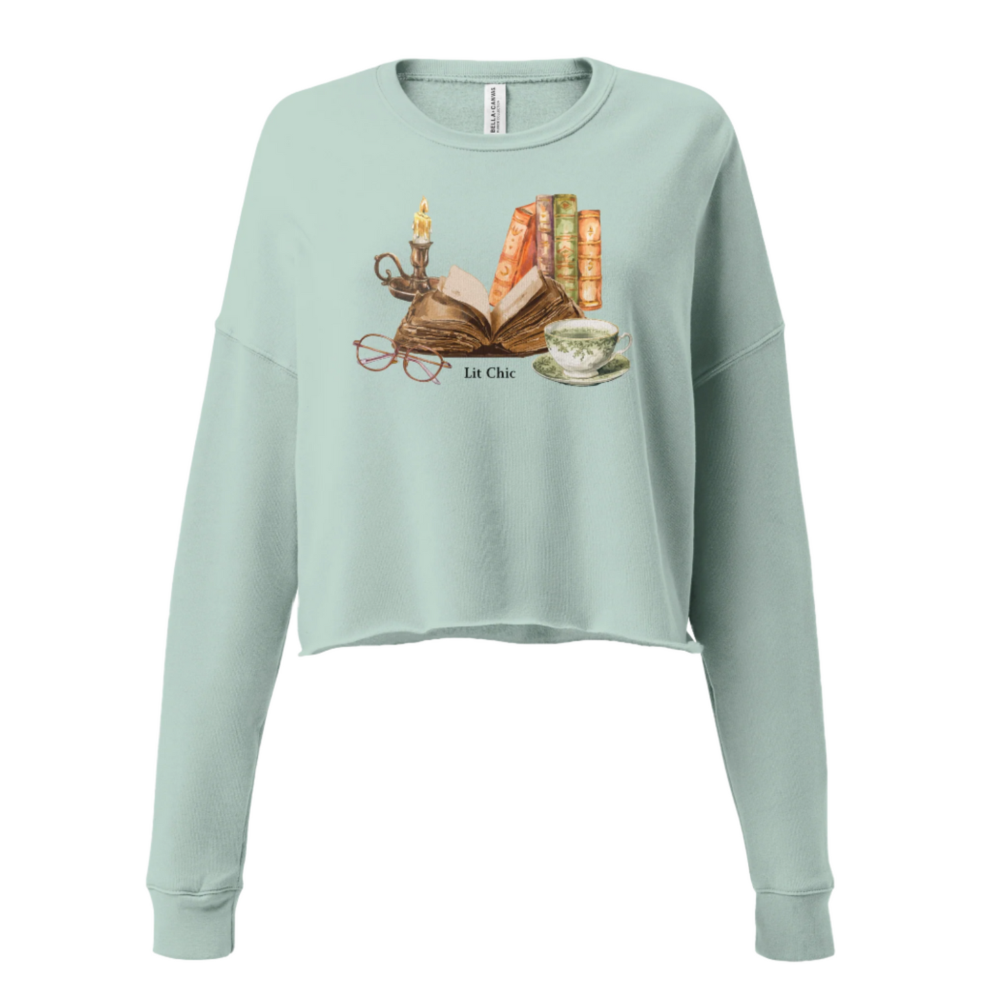Lit Chic - Crop Sweatshirt