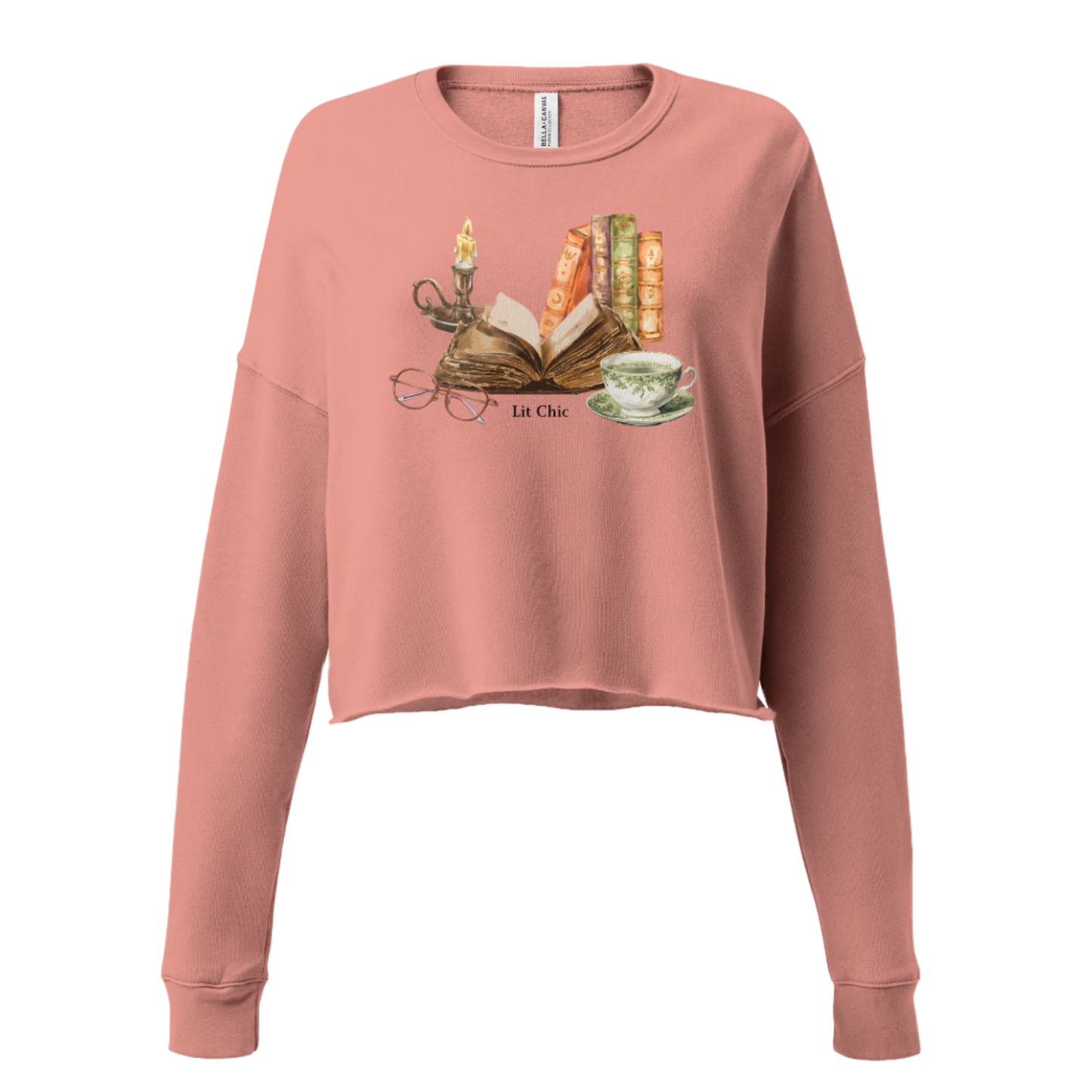 Lit Chic - Crop Sweatshirt